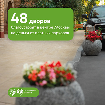 Максим Ликсутов: районы ЦАО поделились планами благоустройства 48 дворов на средства от платных парковок