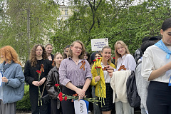 В Хамовниках прошла мемориально-патронатная акция, посвященная памяти героев